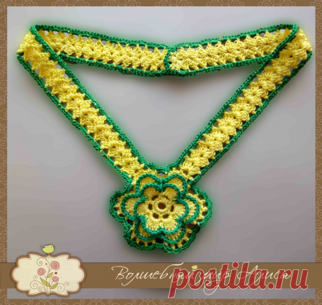 Волшебный мир Алисы: Колье "Роза"