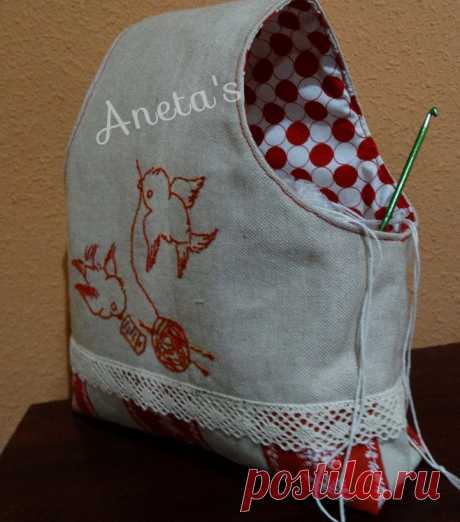 Сумочка для вязальщицы... Очень удобная вещица!!!