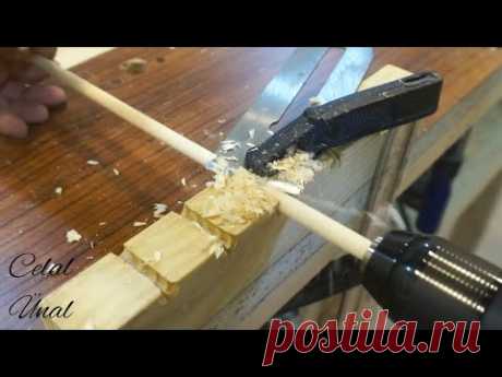 Изготовление дюбелей / Как сделать дюбель