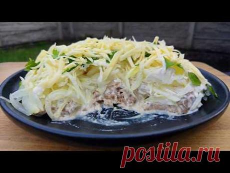 ЛУКОВЫЙ САЛАТ — ТАК ВКУСНО, что готовят ДАЖЕ ТЕ, кто ЛУК НЕ ЛЮБИТ!