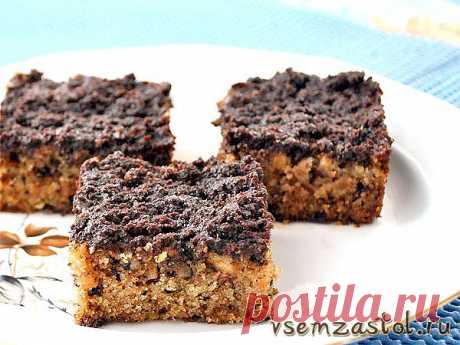 Ореховый манник с яблоками » Всем За Стол!