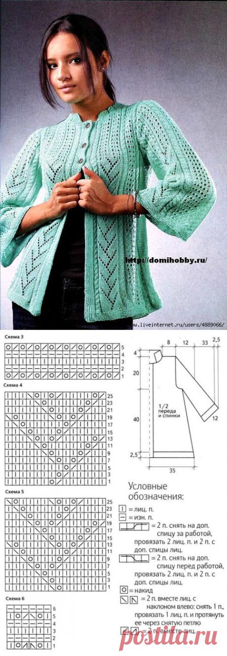Ажурный жакет