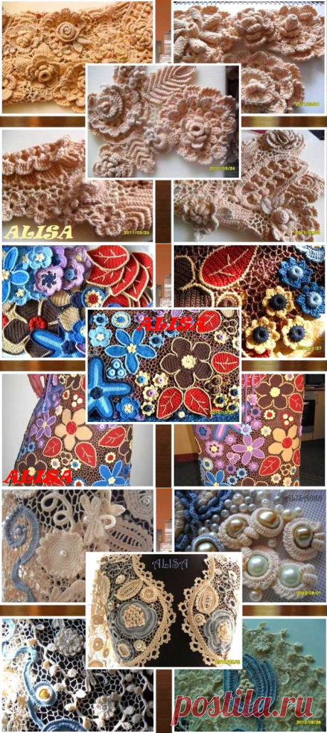 Сумка шебби-шик ♛ 12 схем ♛ вдохновлялки ♛ кружево от Alisa