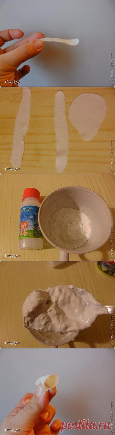 Холодный фарфор из детской присыпки).