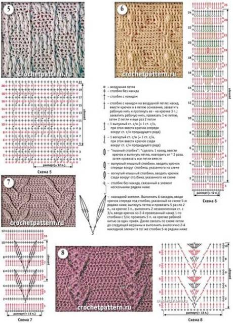 Рельефные узоры: листики и веточки