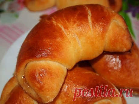 Никто не верит что тесто на воде и без яиц / Вкуснейшие рогалики