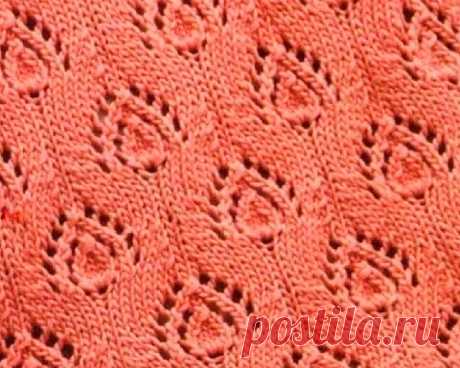 Несложные узоры спицами. 12 ажуров со схемами – Paradosik Handmade - вязание для начинающих и профессионалов