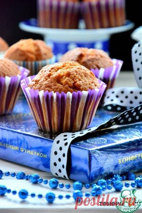 Кексы с печеньем и карамельным соусом - кулинарный рецепт