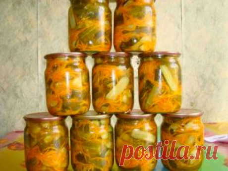 Салат из огурцов *Кореец*
Салат из огурцов *Кореец*Салат *Кореец* не менее любим и вкусен,чем огурцы *Хрустики* в томатной аджике.Он очень сочный,острый в меру,а добавление корейской морковки придает эдакую азиатскую нотку,но…