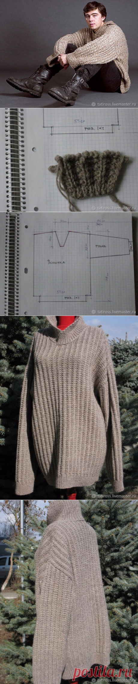 Вяжем свитер, как у Сергея Бодрова