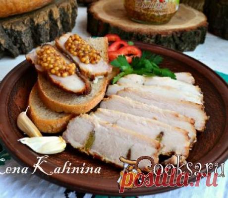 Свиная грудинка запеченная в фольге фото рецепт приготовления