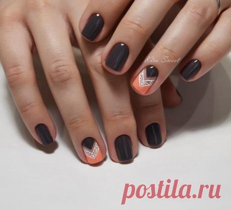 45 новинок лунного маникюра на 2018 год: обзор модных тенденций, цветов и форм