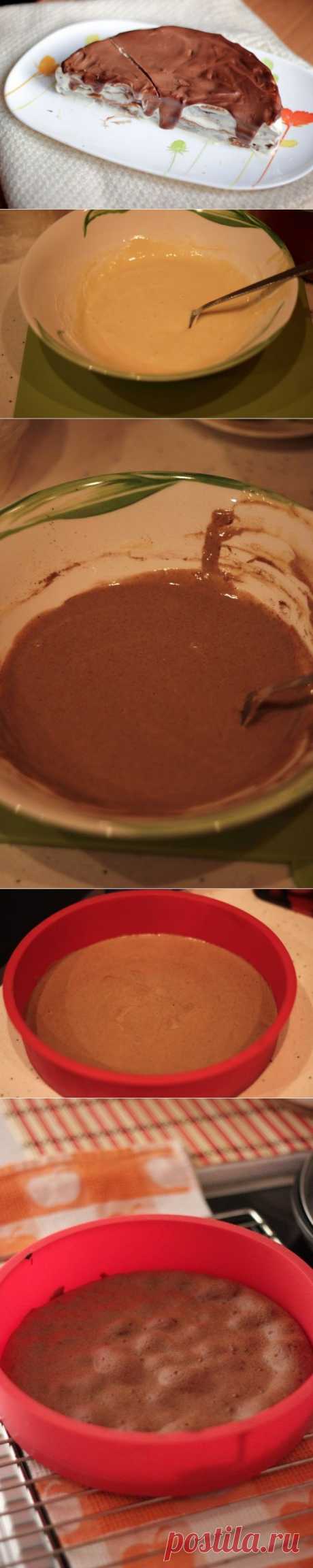 Как приготовить блюдо "шоколадный торт со сметанным кремом" - рецепт, ингридиенты и фотографии | sloosh