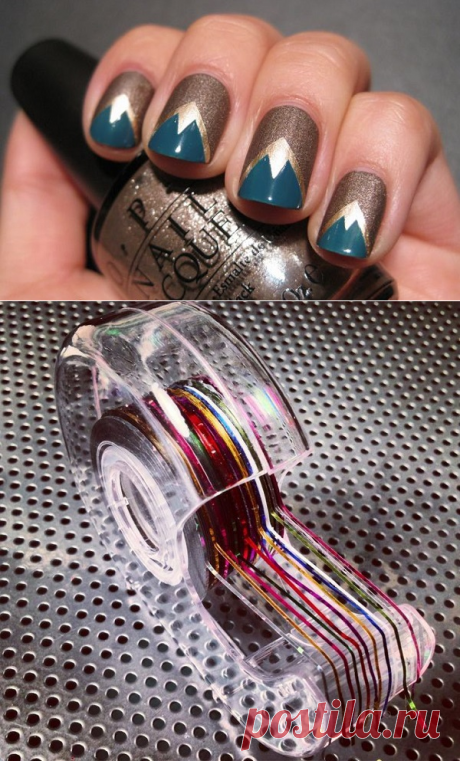 Самые крутой дизайн ногтей своими руками. И никакой возни с рисованием!