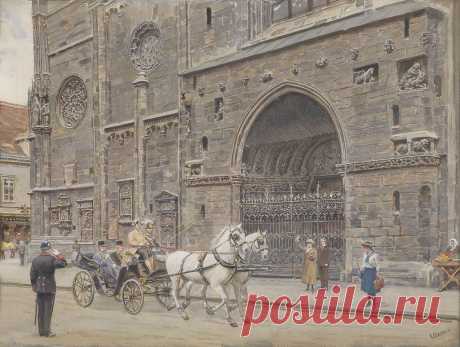 Ernst Graner * (Werdau, Sachsen 1865-1943 Wien) | И в звуках бы взлететь над светлой Веной, Увидеть сверху все дворцы и Венский лес....