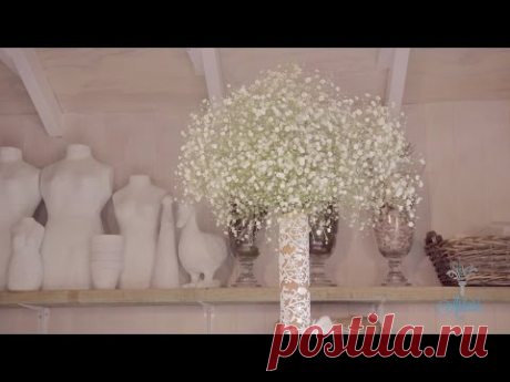 Arranging with Gypsophila Floristry Tutorial