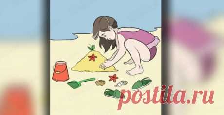 Что не так на этих картинках? Загадка №1. Девочка на пляже
Когда вы были ребенком, нравилось ли вам играть на пляже, строить замки из песка и собирать ракушки? Какие ваши любимые детские пляжные воспоминания? Кстати, что явно не т...