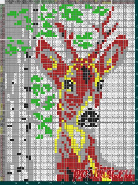 #рисункипоклеточкам #схема #вышивка #досуг #японскиекроссворды #киберкрот #цветные #олень
Автор рисунка: И. Половцева (г. Ростов-на-Дону)
Сборник цветных як №32 кроссворд №8