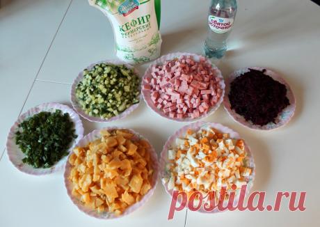 Идеальное блюдо в жару, семья его просит каждый день! Готовим гибрид окрошки и литовского борща | Пивко и крепыши | Яндекс Дзен