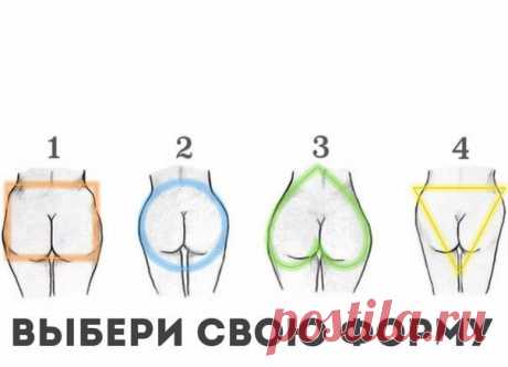 4 ВИДА ЖЕНСКОЙ ПОПЫ и ЛУЧШИЕ УПРАЖНЕНИЯ ДЛЯ КАЖДОЙ!