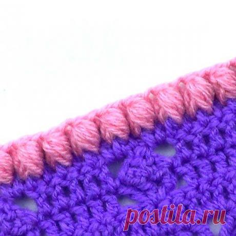 Пышная обвязка края