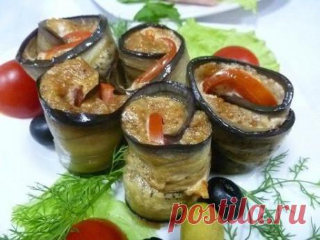 Баклажаны с грецкими орехами