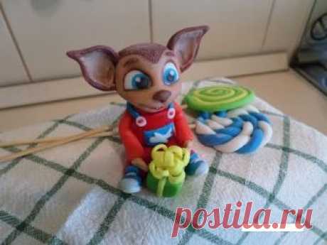 Малыш Барбоскин - лепим из мастики!