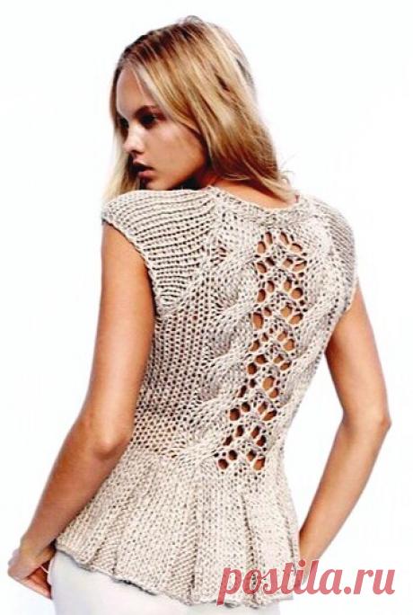 Внимание к деталям. Спинка "в ажуре"!