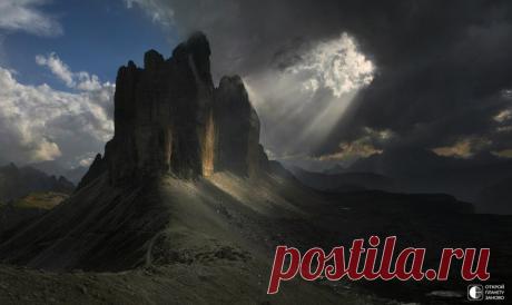 Уникальный ландшафт Доломитовых Альп