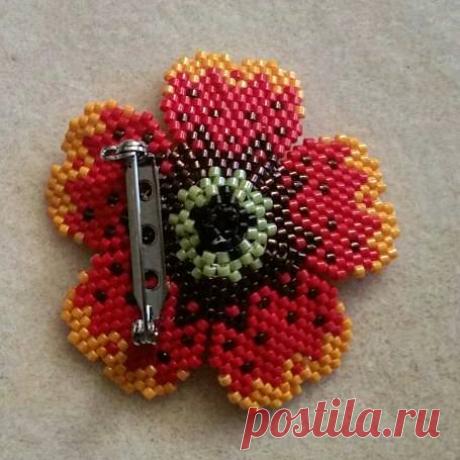 Broche coquelicot – lollie.lab