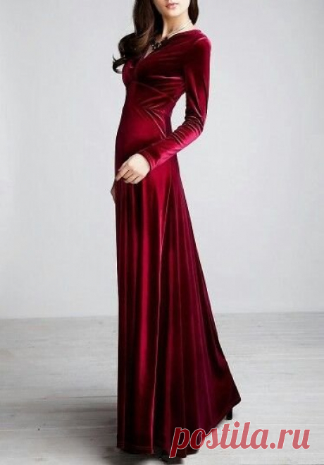 Бархатные вечерние платья — Модно / Nemodno