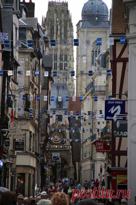 ld town Rouen. Rouen in northern France on the River Seine, is the capital of the Haute-Normandie region and the historic capital city of Normandy. Once one of the largest and most prosperous cities of medieval Europe it was the seat of the Exchequer of Normandy in the Middle Ages. It was one of the capitals of the Anglo-Norman dynasties, which ruled both England and large parts of modern France from the 11th to the 15th centuries. It was here that Joan of Arc was executed in 1431 | Pinterest