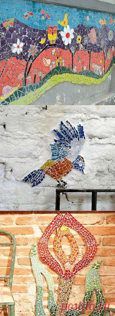 Заборы для дачи: фото 40 красивых заборов с мозаикой