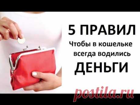 Чтобы в кошельке всегда водились деньги. 5 правил