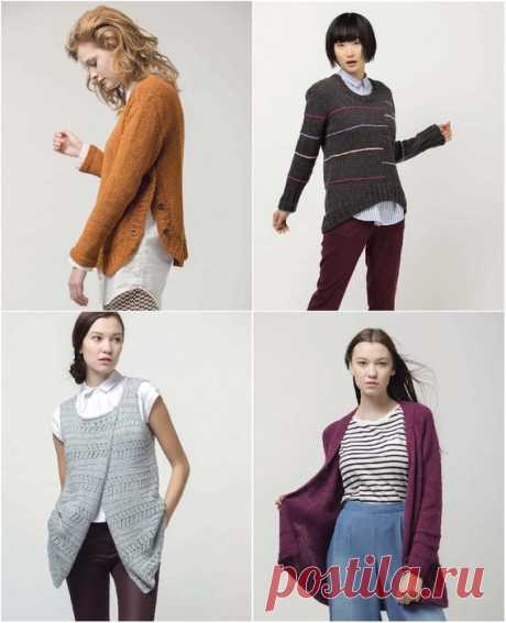 Поворотное вязание на спицах