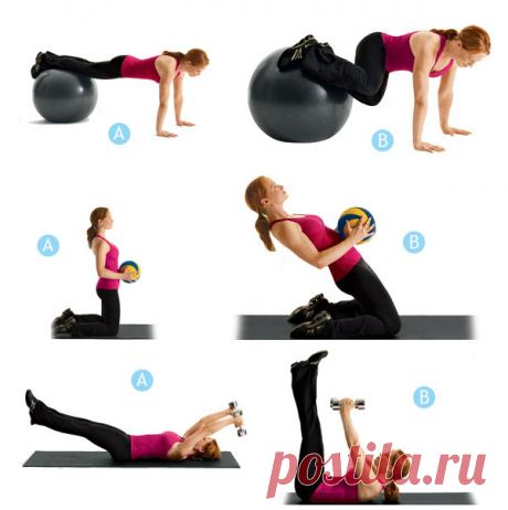 Четыре убойных упражнения для пресса