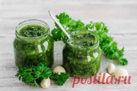 Петрушка на зиму в банках без стерилизации — Домашние заботы