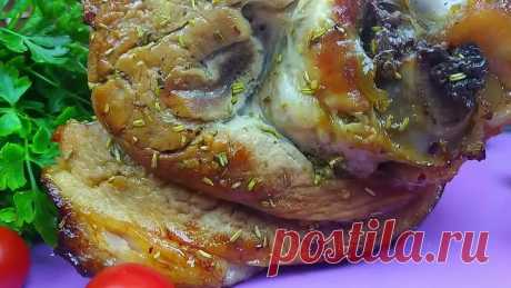 СВИНАЯ РУЛЬКА Мягкая, Сочная, с Золотистой Корочкой! Готовится легко, испортить просто невозможно!