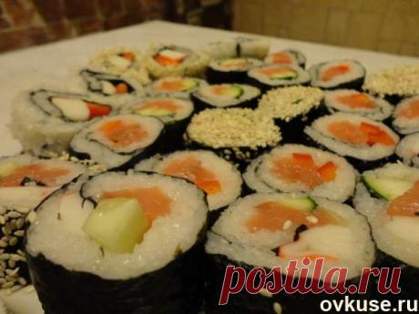 Роллы с семгой и огурцом - Простые рецепты Овкусе.ру