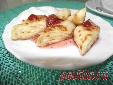 Как приготовить налистники с творогом - рецепт, ингридиенты и фотографии