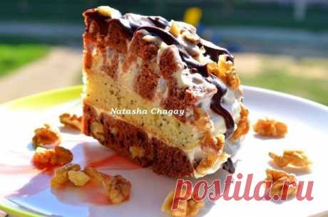 Торт "Екатерина"
автор Наташа Чагай
тесто:
сметана 300гр
сахар 1,5 стак
мука 300гр
3 небольших яйца
1 ч л соды с небольшой горкой (погасить)
мак 1 ч л
орехи грецкие горсть
какао 2 ч л
Крем:
600-700гр сметаны
сахар 150гр
Растопленный шоколад и орехи для украшения.
Для теста взбить яйца, сахар и сметану, добавить соду и муку. Убрать в холод на 20мин.
Перемешать сметану с сахаром для крема (не взбивать). Убрать в холод. Отделить одну треть теста, добавить мак, перемешать....