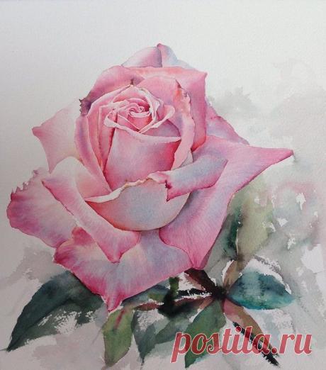 Акварель без карандаша. Художник La Fe