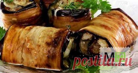 Баклажаны с луком и зеленью - кулинарный рецепт. Миллион Меню