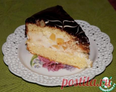 Простой торт с нежнейшим творожным кремом – кулинарный рецепт