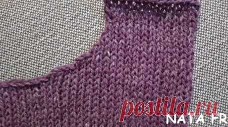 До смешного простой способ обвязать горловину (Уроки и МК по ВЯЗАНИЮ) – Журнал Вдохновение Рукодельницы