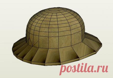 Африканская шляпа из бумаги | Pepakura