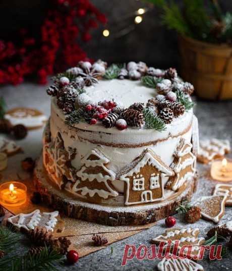 Торт на Новый год №5264 купить в Москве по выгодной цене | Кондитерская «На Большевике» Купить Торт на Новый год №5264 в Москве по выгодной цене в кондитерской «На Большевике». ● Свежая и вкусная продукция. ● Собственное производство.