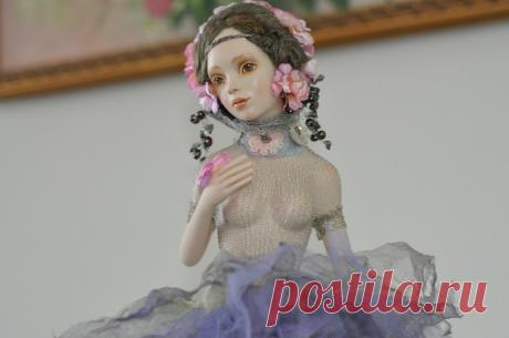 авторская фарфоровая кукла Татьяны Дубодел