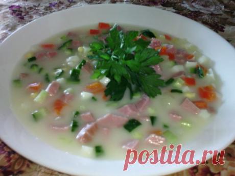 Окрошка с морковью - Простые рецепты Овкусе.ру