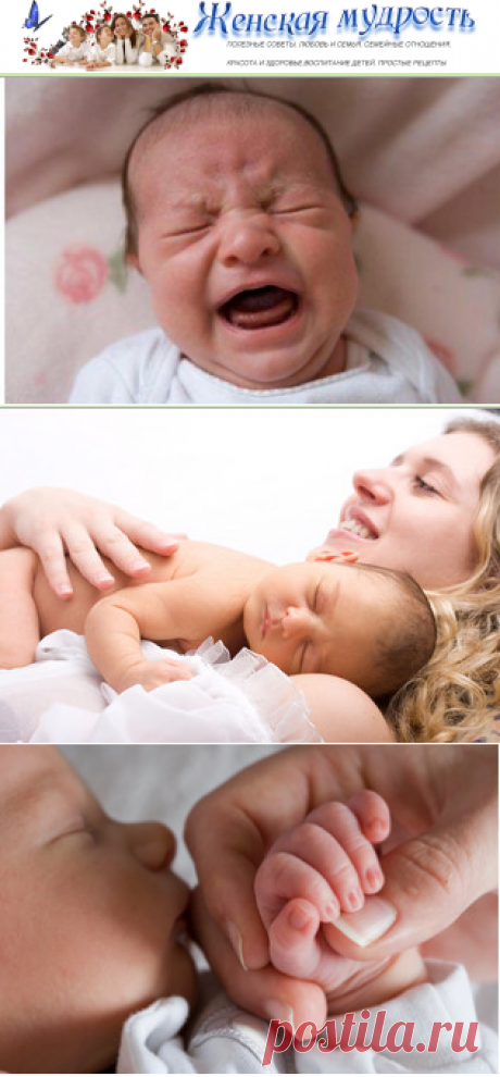 Почему болит животик до года и как с этим справится